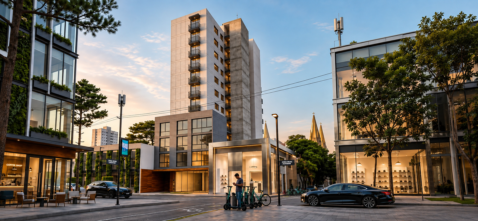Propuesta de torre contemporánea con planta baja activa en Zapopan, Jalisco